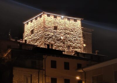 Romagnese Castello Dal Verme Illuminazione
